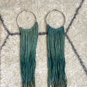 Ombré Long Rope Earrings